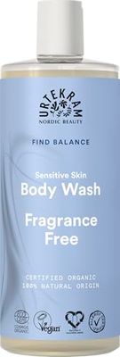 Urtekram Żel pod prysznic – bez perfum, Find Balance, Sensitiv, 500 ml, wegański, ekologiczny (bez perfum)