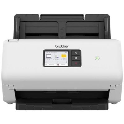 Brother ADS4500W Escáner de sobremesa con red cableada y WiFi, único