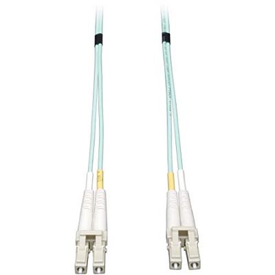 Tripp Lite 10 Gb duplex multiläge 50/125 OM3 LSZH fiberpatchkabel (LC/LC) - aqua, 15 m (N820-15M)