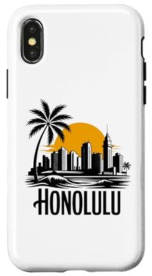 Honolulu City Hawaii USA Case for iPhone X/XS