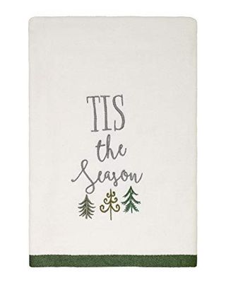 Avanti Linens Christmas Trees Collection, Cotton, Multicolor, Bath Towel