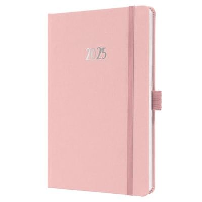 SIGEL J5405 Wochenkalender Jolie 2025 , ca. A5, hellrosa