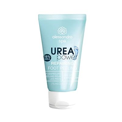 alessandro SPA Repairing Foot Peeling – Peeling enzimatico con 15% UREA & BROMELAIN – Delicato peeling del piede enzima per la formazione di calli