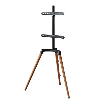 TV-standaard echt hout, 165 cm (65"), 400x400, draaibaar, hoogte variabel, SW