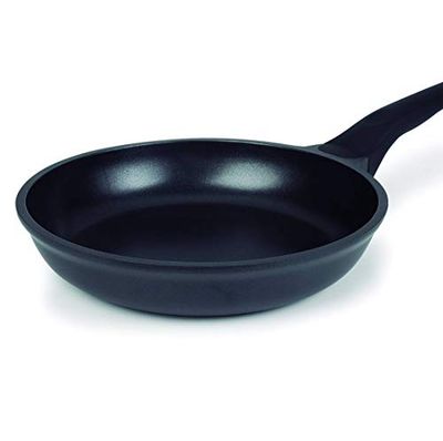 WECOOK! Ecostone Frigideira alumínio forjada 20 cm, indução, 2 camadas anti-aderente XYLAN Plus ecológico sem PFOA, 4 mm de espessura, todas as cozinhas, vitrocerâmica, gás, máquina de lavar louça