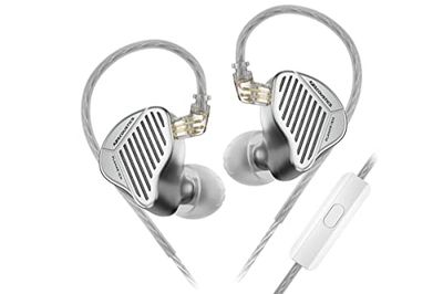 KZ PR1(Hifi editie) Oordopjes met Microfoon Eén maat Zilver