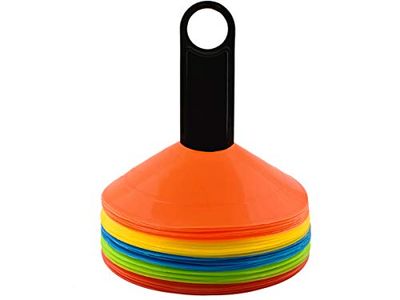 Iso Trade Cap Marker Plate Football Hockey Handball Training aids Accesorios de Entrenamiento, Adultos Unisex, Multicolor (Multicolor), Talla Única