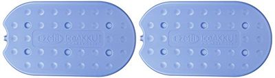 EZetil Extra Flat zestaw 2 wkładów chłodzących G430, z 2 elementami chłodzącymi x 385 g do torby chłodzącej lub lodówki turystycznej, do chłodzenia potraw i napojów, kolor turkusowy