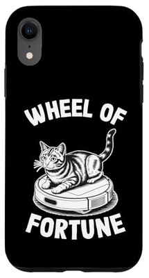 Wheel Of Fortune Cat Joke Robot Vacuum Cleaner Cat Case for iPhone XR