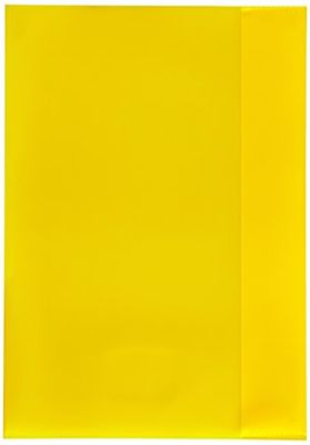 Herlitz 5214010 – Funda de plástico (A4, 25 unidades), color amarillo, color amarillo A4