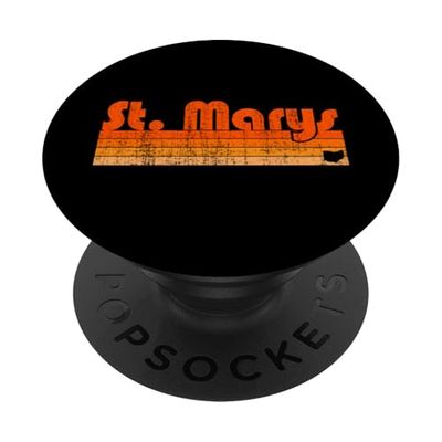 St. Marys, Ohio, estilo retro de los años 80 PopSockets PopGrip Adhesivo