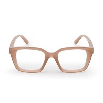 Contacta, Eva, Occhiali da Lettura Donna, Occhiale da Lettura Ampio e Squadrato con Finitura Lucida, Montatura con Aste Flex, Confezione con Sacchetto Portaocchiali, 35g