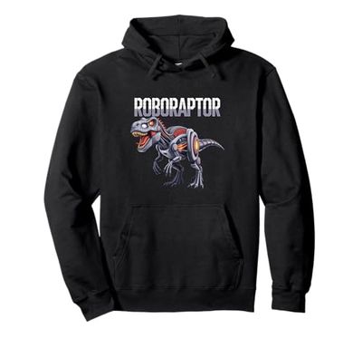 Robotic Dinosaur T-Rex Robotic Engineering Dino Funny Robot Pullover Hoodie