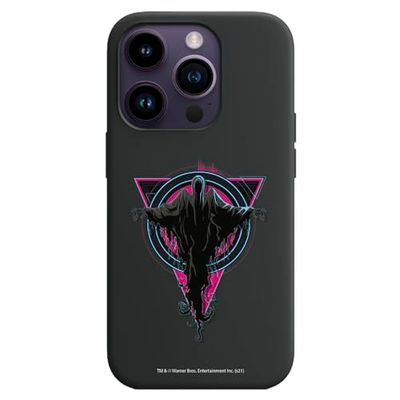 Personalaizer Cover flessibile di colore nero compatibile per iPhone 15 Pro di Dark Lord