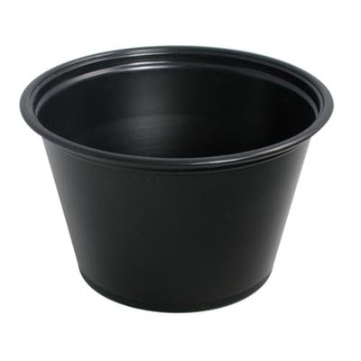 Terrina Piccola Per Microonde - 120 Ml. Ø 5/7,4X4,8 Cm Nero Pp - 2500 Unità