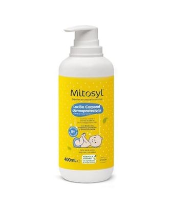 Mitosyl, Lozione per il corpo Dermoprotettiva, idratazione profonda, pelle sensibile e atopica, formula vegana con burro di karité, 400 ml