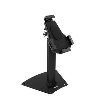 VoltShine Soporte de sobremesa antirrobo para Tablet, Ajustable, Altura Regulable; Ideal para Seguridad y Uso en Puntos de Venta.