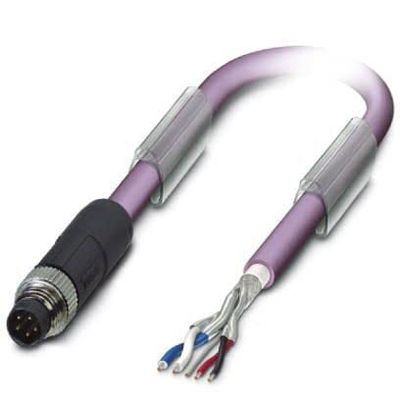 Phoenix 1575712 - Bus-Kabel (5p-m8ms/2,0-920, violet, 2 m)