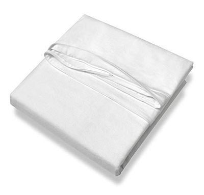 SETEX Anti-allergene beschermhoes voor bovenbed, 135 x 200 cm, Evolon-vlies, Protect & Care, wit, EVOL135200751002