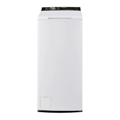 Hyundai Lavadora 8 Kg Carga Superior Blanco HLCS8300AI. 1900W, 1300rpm, 16 Programas, Función Stop&Go, Clase de Eficiencia Energética A