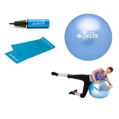 Pilatesset, blauw