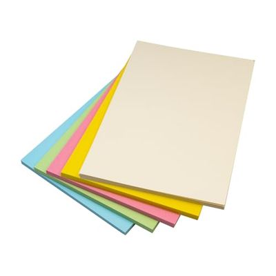 Hawksbill Paper 225GSM Multi-Purpose Pastel Rainbow Coloured Card – 50 Pack of Thick, Premium, Coloured A4 Card – Thick Card for Making Stationery, Home or Office Use and Arts or Crafts
