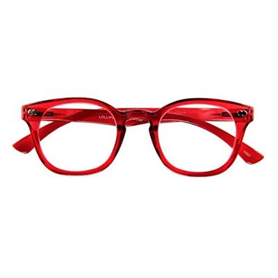 Lunettes de lecture LOLLIPOP Rouge + 3.00 dpt : Lunettes de lecture avec ressort - Épaisseur : +3,00 dpt (disponible dans d'autres couleurs/épaisseurs disponibles)