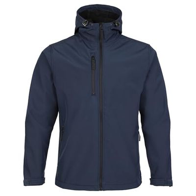 Fortress 234 - Fortaleza holkham capucha softshell, azul,