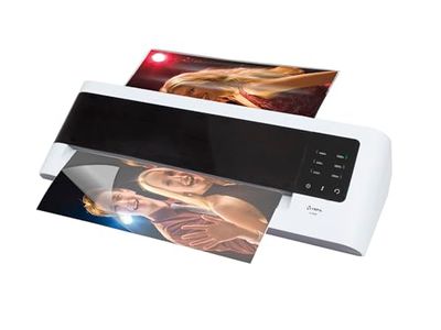 Olympia - Plastificadora A 3024 Formato máx. DIN A 3 (330 mm), la temperatura: frío / ajustable, plastificado no compatible, negro /, blanco