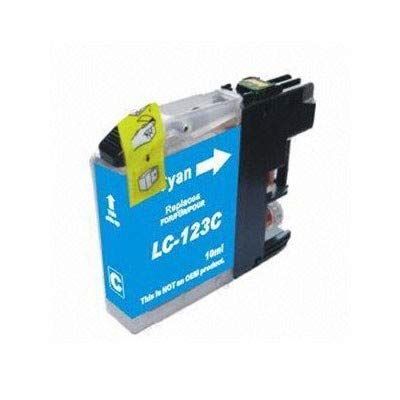 Cartuccia inkjet equivalente al Brother LC-123C alta capacità Ciano