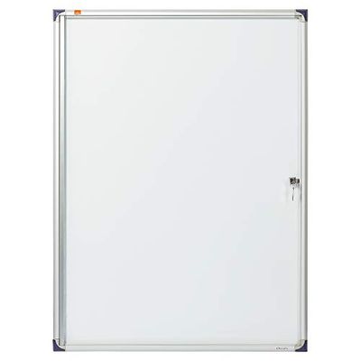 NOBO Bacheca a batt. mag. ultrapiatta 9xA4 - Bianco - 1902282