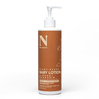 Dr. Natural Moisturizing Baby Lotion - Shea Butter Baby Lotion for Newborn and Kids - Body Lotion for Sensitive Skin - Almond and Mandarin - 473 ml