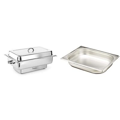 HENDI 204900 Chafing Dish Elettrico Pollina & Contenitore Gastronorm, GN 1/2, resistenza termica -40 °C a 300 °C