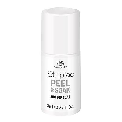 alessandro Striplac Peel or Soak Camada superior para unhas perfeitas em 15 minutos, 8 ml