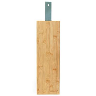 Progress BW09827GEU7 Chopping Board, Wooden Charcuterie & Cheese Serving Board, Strong & Durable FSCĀ® Bamboo, Ideal for Slicing, Food Preparation, Protects Kitchen Worktops, Shimmer Collection, 60cm