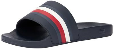 Tommy Hilfiger Męska zjeżdżalnia bilardowa Hilfiger (FM0FM05233), niebieska (Desert Sky), 39,5 EU, Niebieskie pustynne niebo, 40 EU