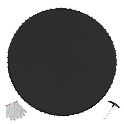 VEVOR Tappetino di Ricambio per Trampolino, Tappetino da Salto Universale Trampolino Rotondo 426 cm, Rinforza Tappetino Resistente ai Raggi UV, con Strumento Molla Anelli V, Molle 17,8 cm Lunghezza