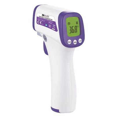 Contactloze infraroodthermometer; contactloze thermometer met lcd-display, geheugenfunctie, koortsalarm, voor kinderen en volwassenen
