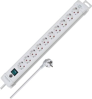 Regteta Premium-Line 10 - tomadas brancas 3 m H05VV-F 3G1,5