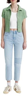 Levi's 501 Crop, Jeans Donna, Cheer Camp, 26W / 26L