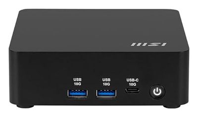 MSI Cubi NUC AI Mini Desktop PC, Intel Core Ultra 5 125H, 16GB DDR5 RAM, 512GB SSD, Windows 11 Pro