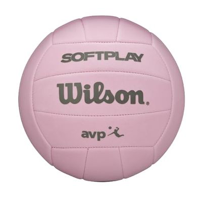 Wilson Pallone da Pallavolo Super Soft Play, Pelle Sintetica, Utilizzo Indoor e Outdoor, Adatto anche per Beach Volley
