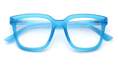 DE TOMASO 526 Occhiali da Lettura, Azzurro, (+1,00) Unisex