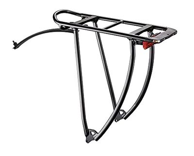 Racktime Unisex – vuxen Shine Evo Imm bagageställ, svart, 1 storlek