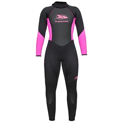 Trespass - Muta Integrale, per Donna, Modello Aquaria, 5 mm, Nero (Nero), XS