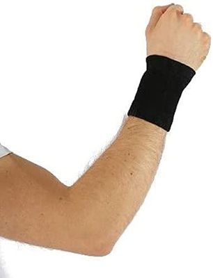 Antar AT53018 Elastano Muñeca Envolver 20 g, Pequeño, Negro