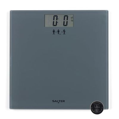 Salter SA00300 GGFEU16 Add & Weigh Bathroom Scale, Digital Scales For, Pets and Luggage, Large Platform, Easy to Read LCD Display, Tare Function, Carpet Feet for Accurate Measurements, 180 kg Capacity