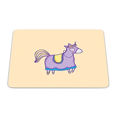 Questo Casa, Tapis de Souris rectangulaire avec Impression numérique - Antidérapant - pour Bureau et Maison - 22 x 18 cm