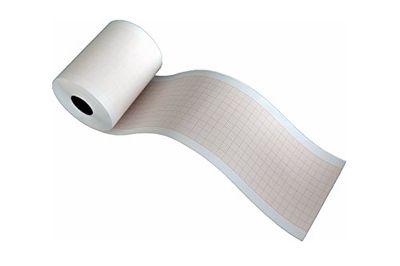 Rollos de Papel Térmico para ECG compatibles con Nihon Kohden RQS63-3/ Fukuda OP-110TE (63mm x 30m), Paquete de 10