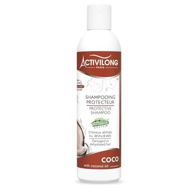 ACTIVILONG - Shampooing Protecteur Coco - Cheveux Abîmés Ou Déshydratés - Protège, Nourrit - Ingrédients Naturels - Phytorepair System - Made In France - 125ml